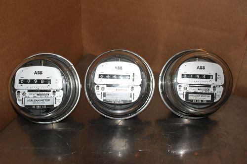 ABB Kilowatthour Power Meter 240 Volt LOT of 3