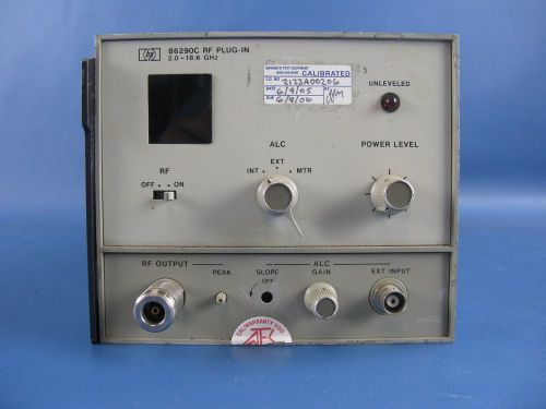 Agilent 86290C RF Plugin And 11869A RF Plug-In Adapter HP