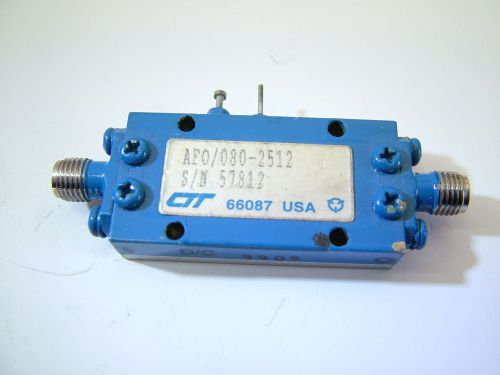 RF LNA AMPLIFIER LOW CURRENT 2.4 - 8GHz CTT AFO/080-2512