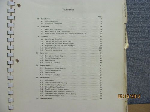 APPLIED MATERIALS MODEL 3000: Process Controller - Instruction Manual # 16685