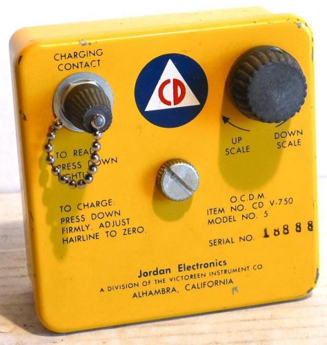 Jordan electronics / victoreen model 5 v-750 charger module for radiological dos for sale