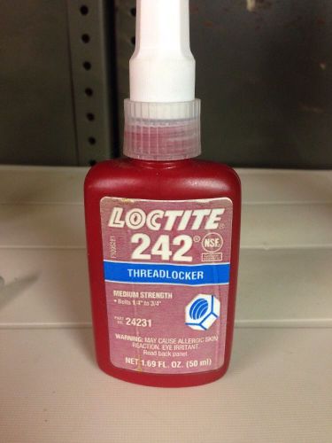 Loctite blue 242 Threadlocker. 1.69fl oz