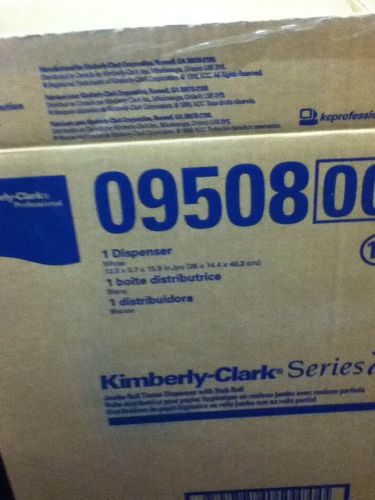 Kimberly-clark professional jumbo roll tissue dispenser-white new in box for sale