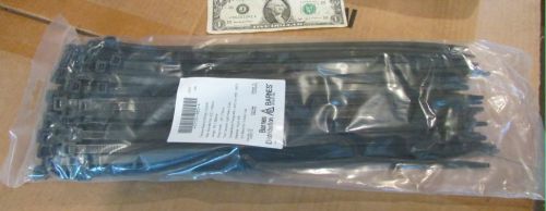 Bags of 100 Pcs. 15&#034; x .30&#034; Nylon 6/6 Zip Ties, Lashing Straps UV Black Outdoor