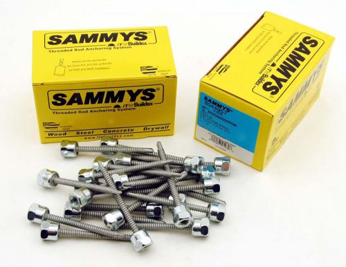 (25) sammys 3/8-16 x 3 threaded rod hanger for steel 8044957 self-drilling for sale