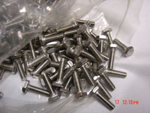 1/4-20 X 7/8&#034; Long Stainless Steel Hex Screws