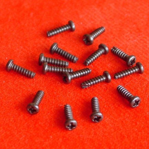 &gt; 100pcs pb2.3 x 8mm self-tapping cross head screw blk-fe for sale