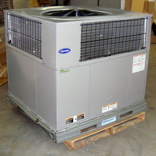 CARRIER PKG. 4 TON HYBRID HEAT AC - HEAT PUMP WITH GAS HEAT, 208/230V 1 PH - NEW