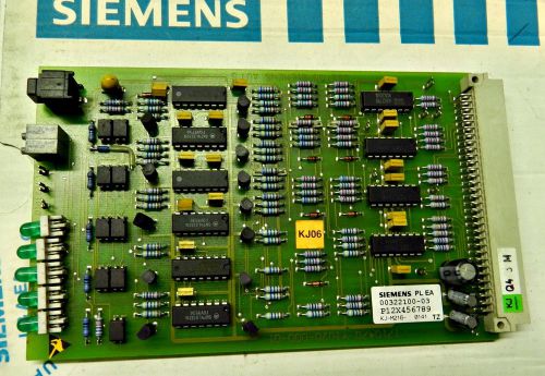 SIEMENS ANTI CRASH BOARD 00322100-03