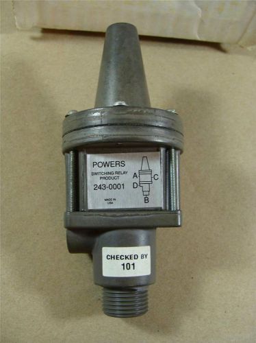 NEW SIEMENS POWERS CONTROLS 243-0001 RL243 SWITCHING RELAY MISSING BRACKET