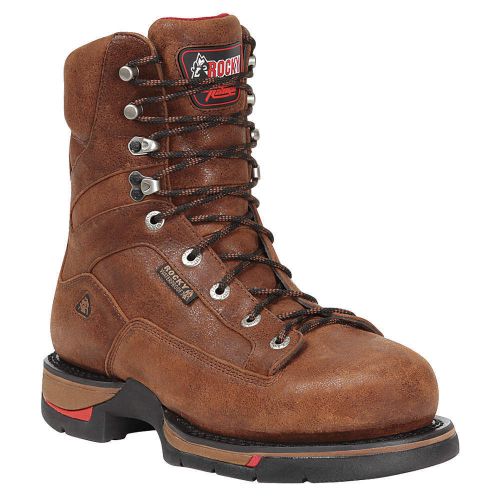 Work Boots, Aluminum, Mn, 10.5W, Brn, 1PR 6886 10.5 W