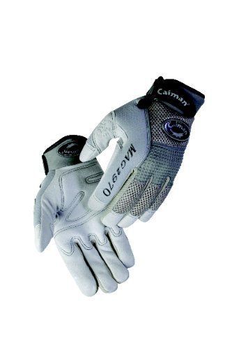 Genuine caiman hi-vis deer skin gray mechanics glove (x -large) 2970 for sale