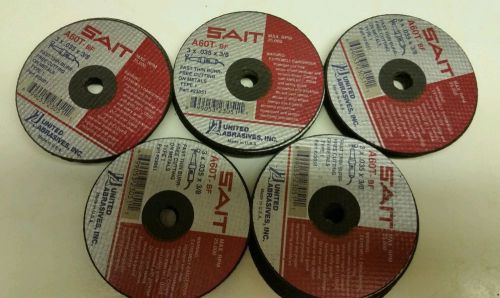 UNITED ABRASIVES-SAIT 23051 HIGHSPEED CUT-OFF WHEEL (59) 3 X .035X3/8 A60T METAL