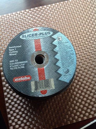 Metabo Slicer-Plus 6&#034;x.045x7/8&#034; cutoff wheels (49 ea) Type 1