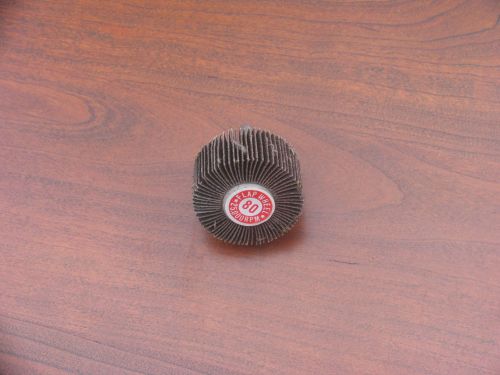 2&#034; x 1&#034; abrasive flap wheels 80 grit (2 pieces) for sale