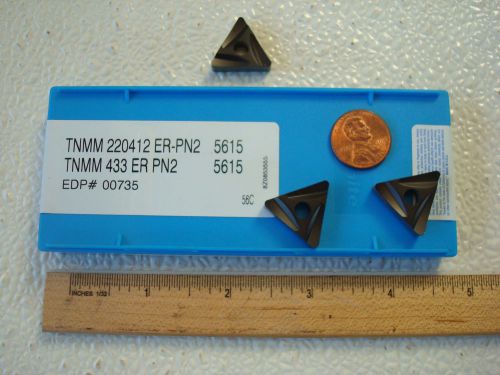 10pcs  VALENITE TNMM 433 ER PN2 (TNMM220412 ER-PN2 )Grade 5615,CARBIDE INSERTS