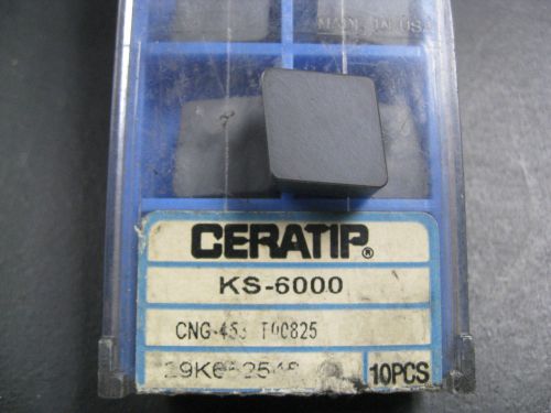 CNG453T00825 KS6000 CERATIP CERAMIC TURNING INSERTS