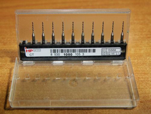 10 PCS BRAND NEW CARBIDE Micro Drill Bits 1.05mm CNC PCB Dremel GERMANY MADE