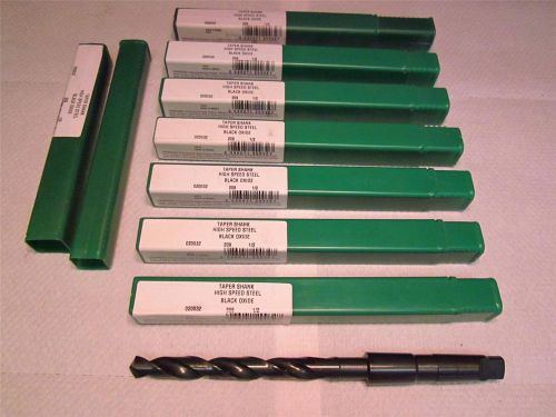 PTD 1/2&#034; x 2mt  TAPER SHANK DRILL   # 020032 (  LOT OF 8 PC&#039;S = NEW )