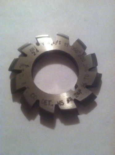 NEW INVOLUTE GEAR CUTTER #4 24P 26-34T 7/8&#034;bore N.T.D.Co. HSS