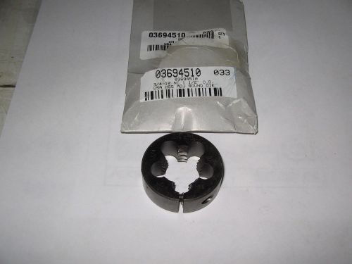 3/4&#034;-10NC, 1-1/2”O.D. HSS Adjustable Die, USA