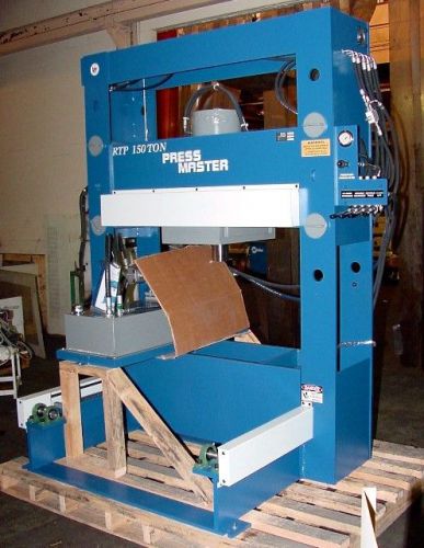 BRAND NEW PRESSMASTER 150 TON ROLL-IN Tbl/BED HYDRAULIC STRAIGHTENING PRESS