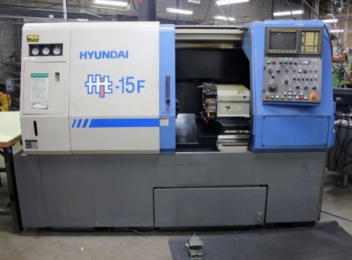 #HiT-15F HYUNDAI 17.3&#034; x 18&#034;cc Two-Axis CNC Lathe / Turning Center (New 1997)