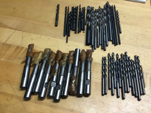 ASSORTED DRILLS, LOT OF 62, VARIOUS SIZES