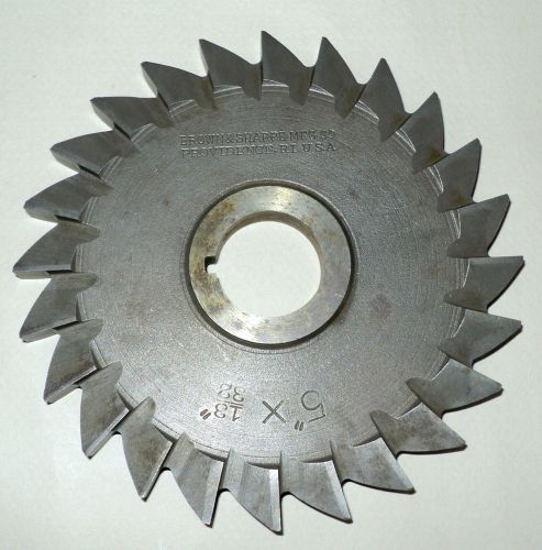 Brown &amp; Sharpe Cutter 5&#034;x 13/32&#034; Side Cutting Milling MACHINIST TOOL