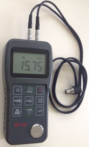 Digital ultrasonic thickness gauge meter steel iron plastic. pipe wall tank scan for sale