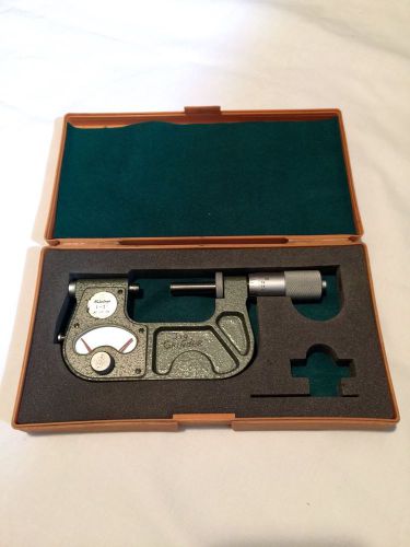 Mitutoyo 1-2&#034; Indicating Micrometer No. 510-106 w/ Case