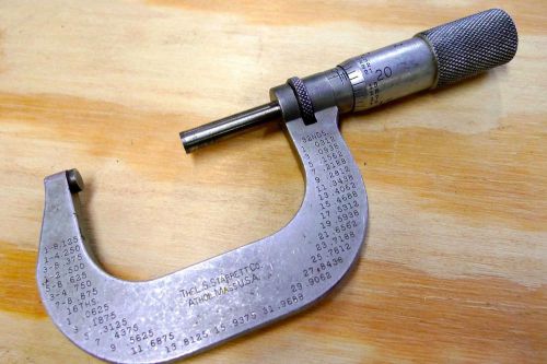 STARRETT 1-2&#034; OUTSIDE MICROMETER machinist tools  *15