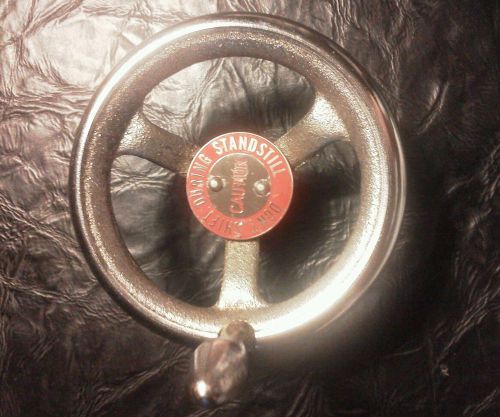3&#034; diameter cast iron hand wheel - 3/8&#034; bore - milling machine - metal lathe for sale