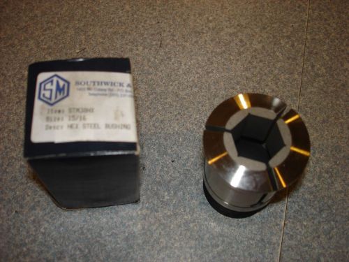 Southwick &amp; Meister # STM38HX  Hex Steel Bushing 15/16&#034;