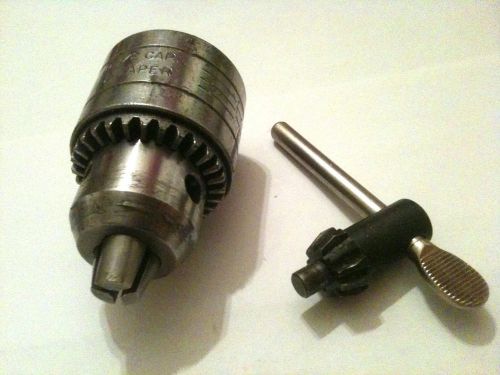 Rigid Supreme 6T2 Drill Chuck 0-1/2 CAP 2 Taper w/ Key