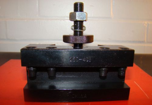 TOOL POST HOLDER #1 250-401, TURNING&amp;FACING HOLDER,CA, 14- 20&#034; Lathe Swing,/KK1/