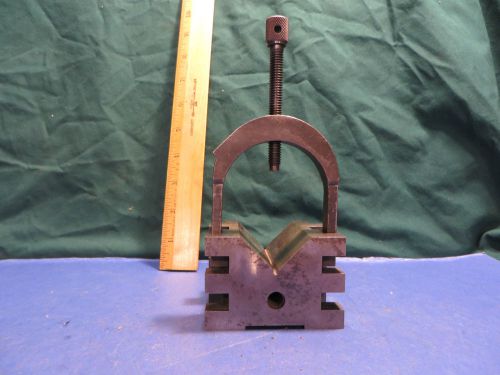 STARRETT V-BLOCK No.568 &amp; CLAMP, MACHINIST TOOLS CLEAN VGC