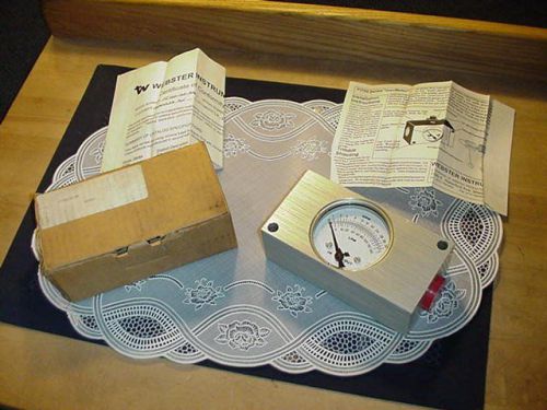 Webster Instruments FT5834-06 WebTek Flow Meter F1750 Series &#034;MecMeter&#034; NEW!