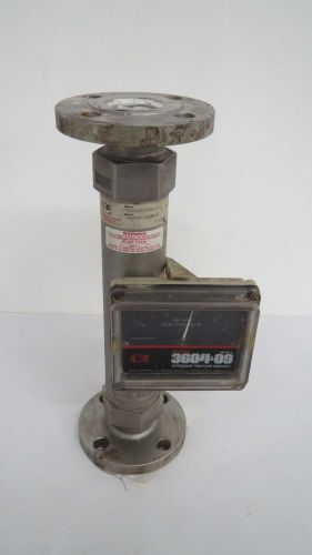 BROOKS 3609EC2A2M1A 3604 &amp; 09 HI PRESSURE THRU-FLOW 1-1/2 IN FLOW METER B464555