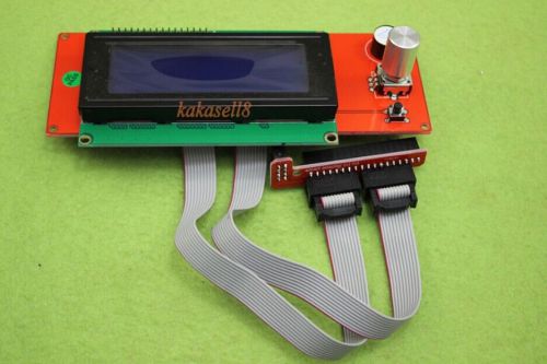 Reprap RAMPS1.4 2004 LCD display controlle with adapter Mendel,Prusa 3D Printer