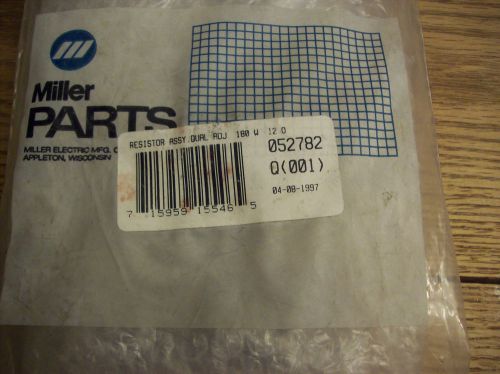 Miller Part#052782 Resistor ASSY,Dual ADJ 180 W 12 O