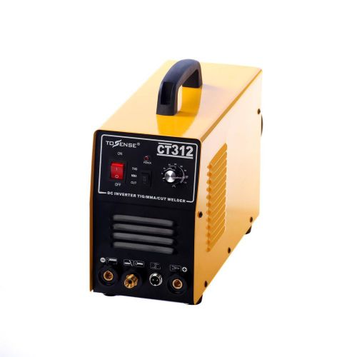 Ct-312 tig+ mma + plasma cutter inverter welder 3 in 1 welding cutting machine for sale