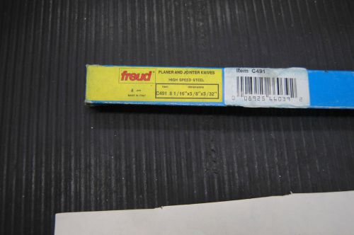 Freud planer and jointer knives c491  8 1/16&#034; x 5/8&#034; x 3/32&#034; for sale