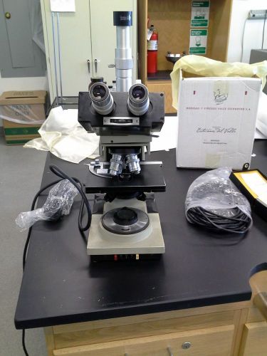 BAUSCH&amp; LOMB (B&amp;L)  BALPLAN BF/DF Trinocular Microscope with camera and extras