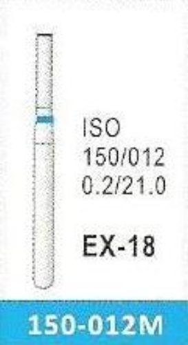 5 pcs FG Diamond Burs End Cutter, EX-18M, 150-012 Medium
