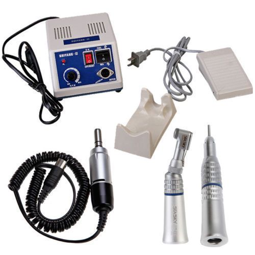 Dental Lab Marathon Electric Micro Motor N3 + Contra Angle + Straight Handpiece