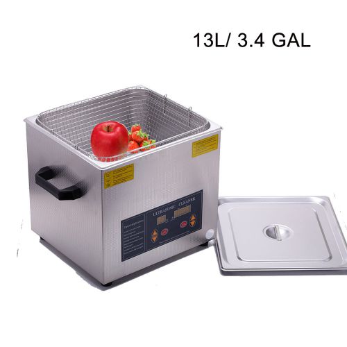 13l digital ultrasonic cleaner + heating digital display superior scm chip for sale