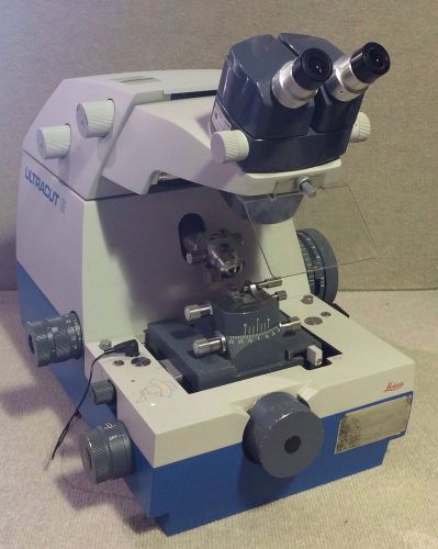 Leica Reichert Ultracut E Ultramicrotome 701704 Cutter American Optical Head