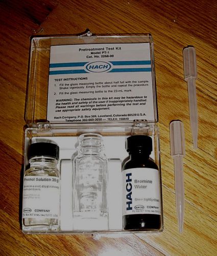 Hach PT-1 Pretreatment Test Kit