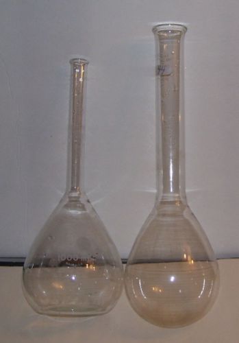 2 Large Science Lab Test Tubs